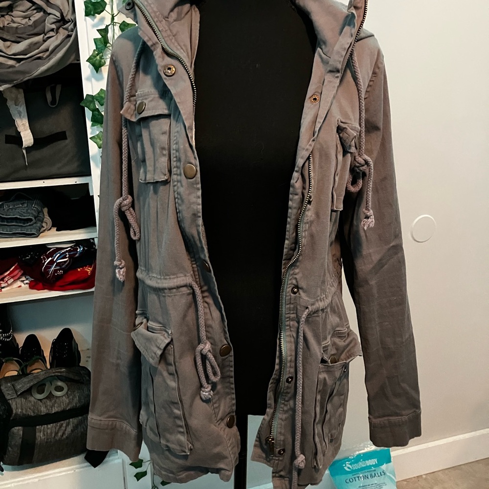 Grey jacket, size large